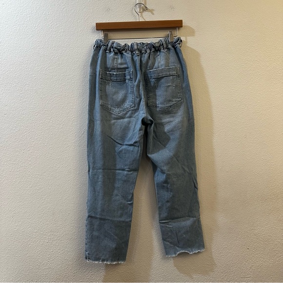 Free People We The Free City Slouch Tapered Jeans Size Small - Picture 6 of 10